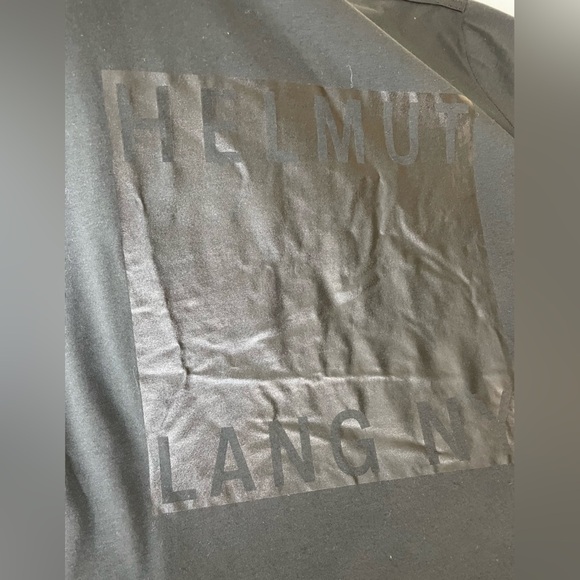Helmut Lang NY black tee Large - Picture 7 of 11